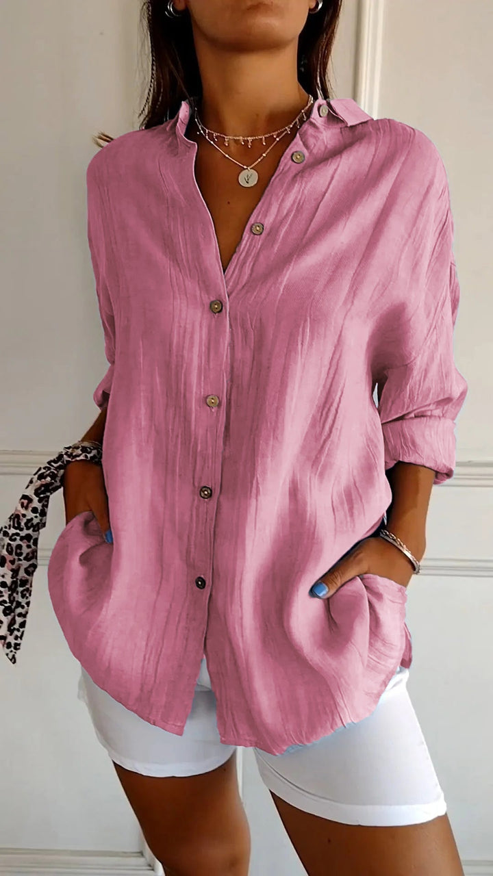 Ivy | Airy Buttoned Blouse