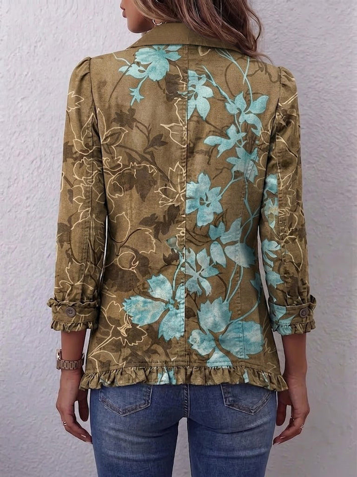 Blanche | Ombre Ruffle Jacket