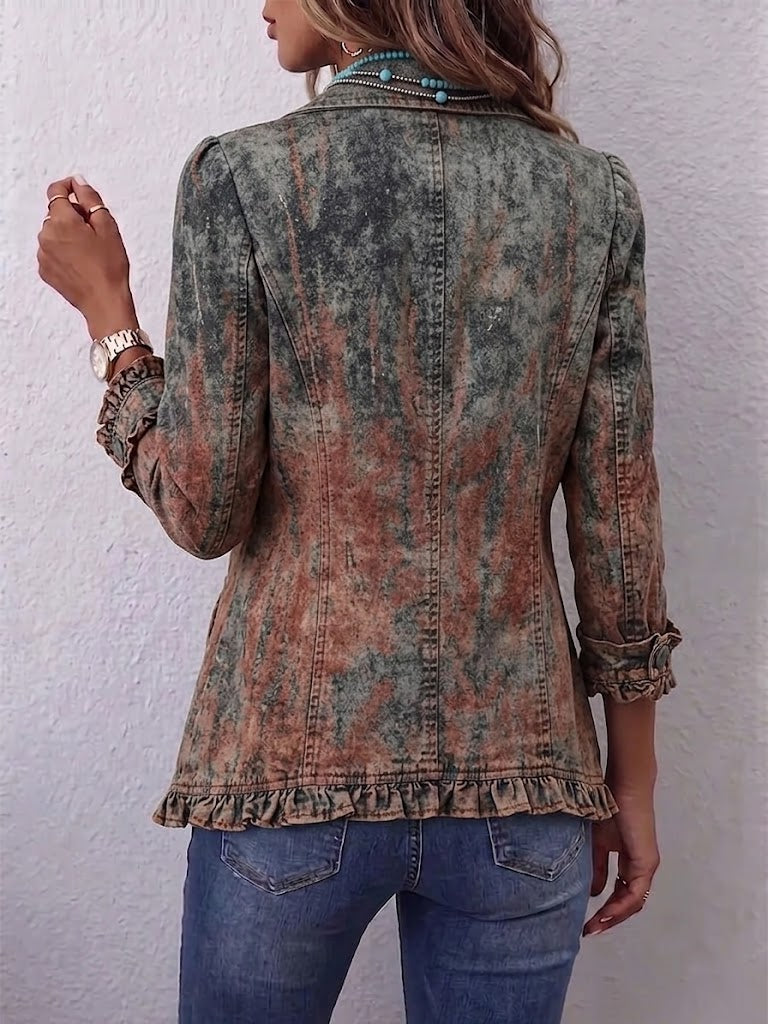 Flavie | Ombre Ruffle Jacket