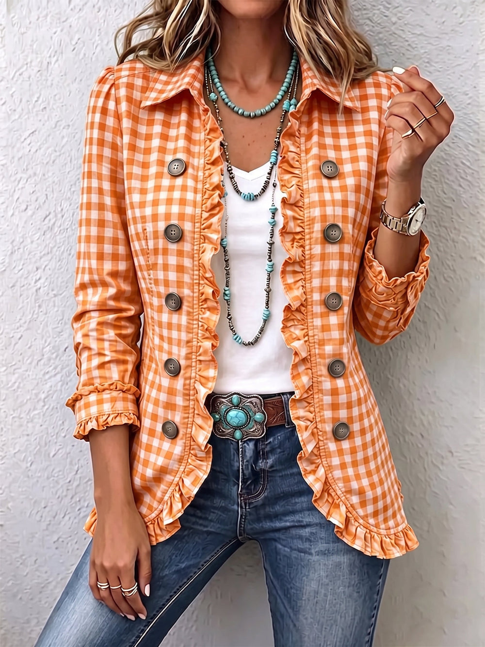 Julie | Ruffle Jacket