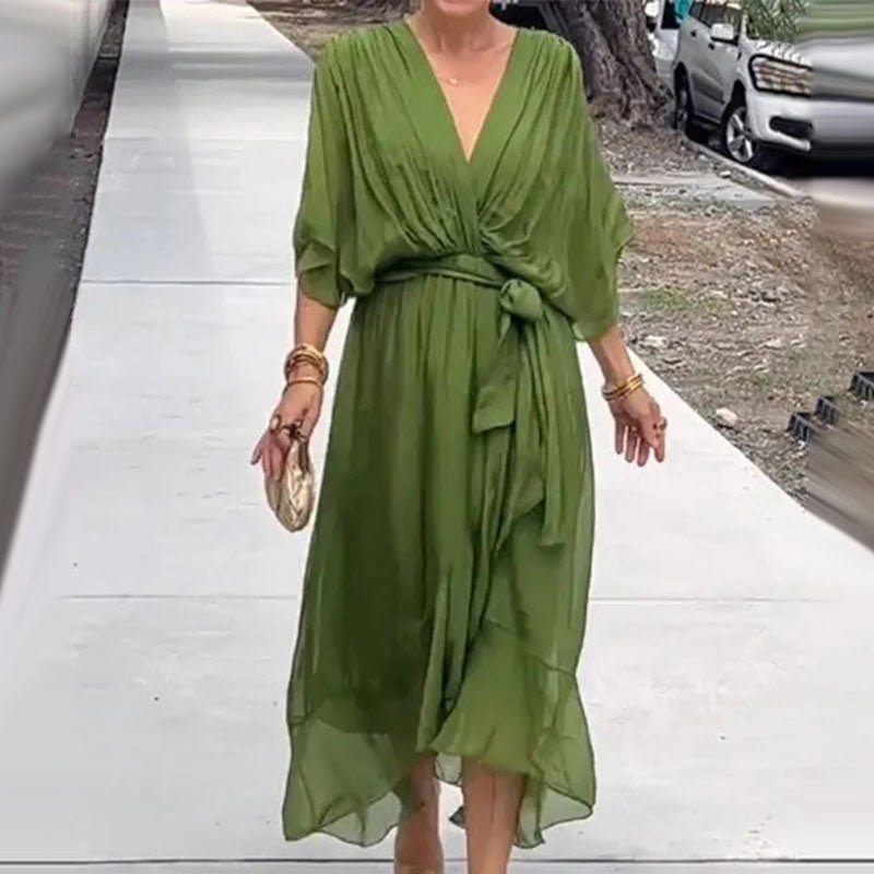 Shelly | Elegant V-neck Dress