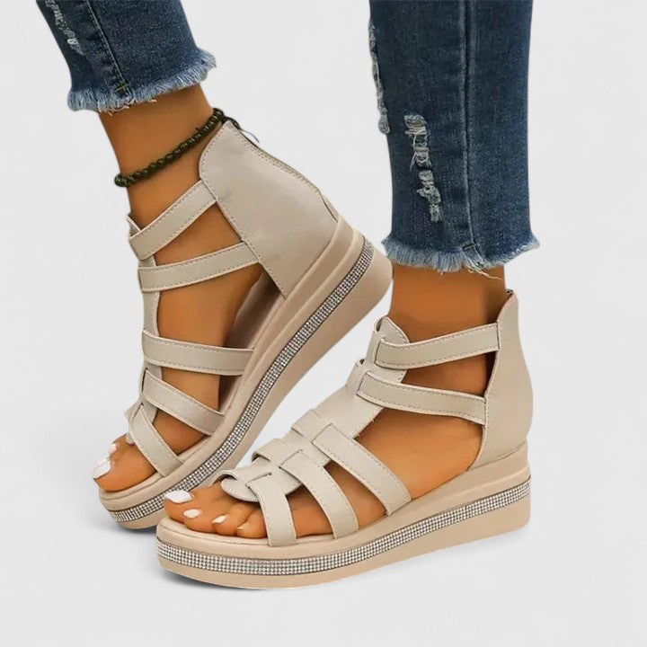 Vera | Wedge Elevated Platform Sandals