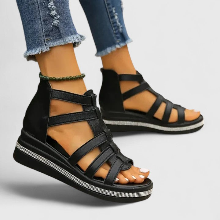 Vera | Wedge Elevated Platform Sandals