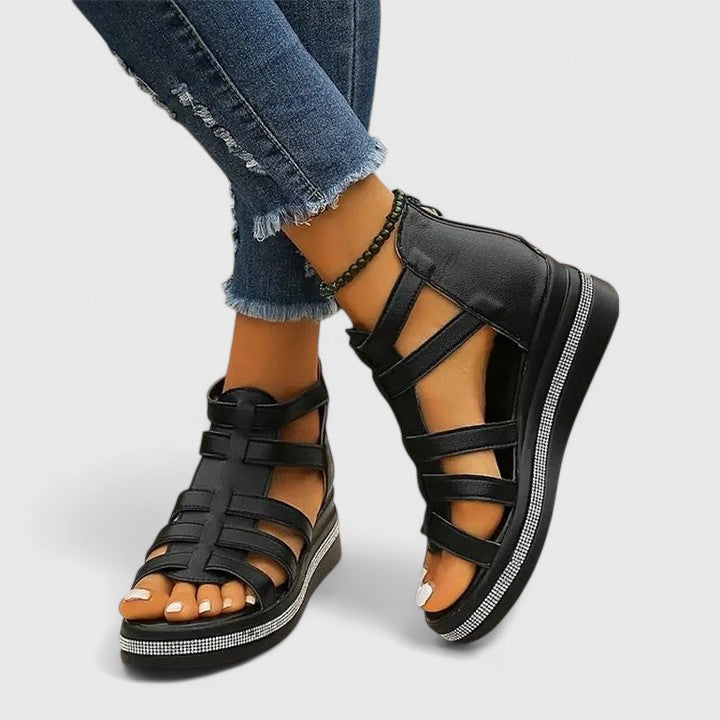 Vera | Wedge Elevated Platform Sandals