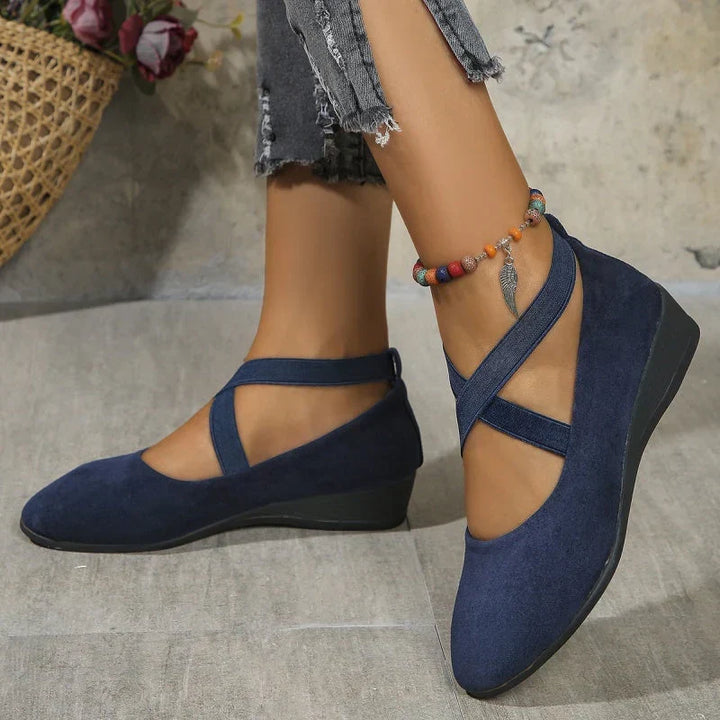 Delphine | Comfort Wedge Ballet Flats