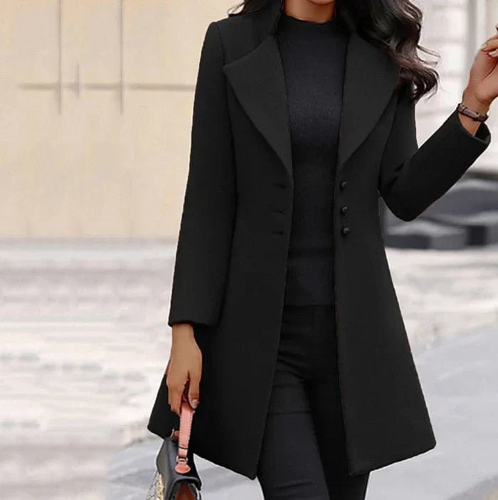 Clara | Stylish Button-Closure Trench Coat