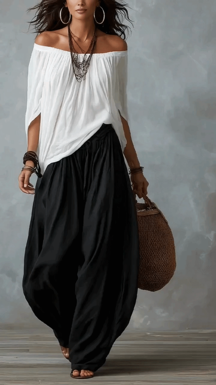 Ingrid | Casual Wide-Leg Two-Piece Set